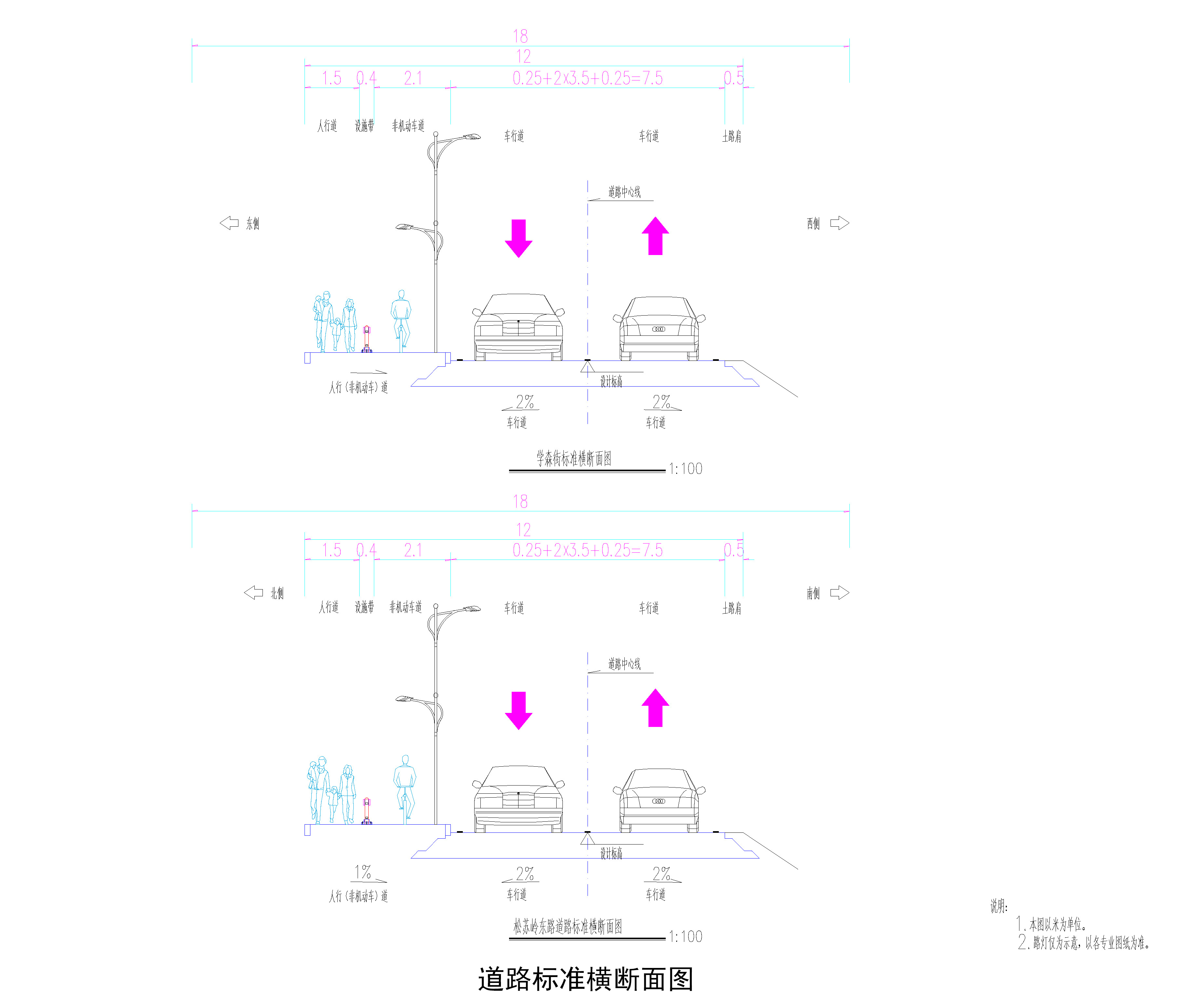 道路標(biāo)準(zhǔn)橫斷面圖.jpg